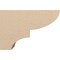 Ekena Millwork 7"W x 21"D x 14"H Classic Ridgewood Rough Cedar Woodgrain TimberThane Corbel, Primed Tan CORUR07X21X14RIDRCPR - alternate 5